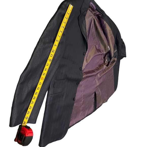 Earvin Magic Johnson Men's Sport Coat Jacket Blazer Style In Italy, Size 44R - Picture 12 of 13
